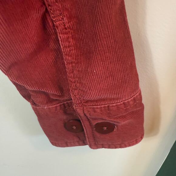 L.L. Bean Corduroy Blazer Jacket SZ XL Rust Fall Equestrian Academia VTG Stretch - Picture 7 of 13